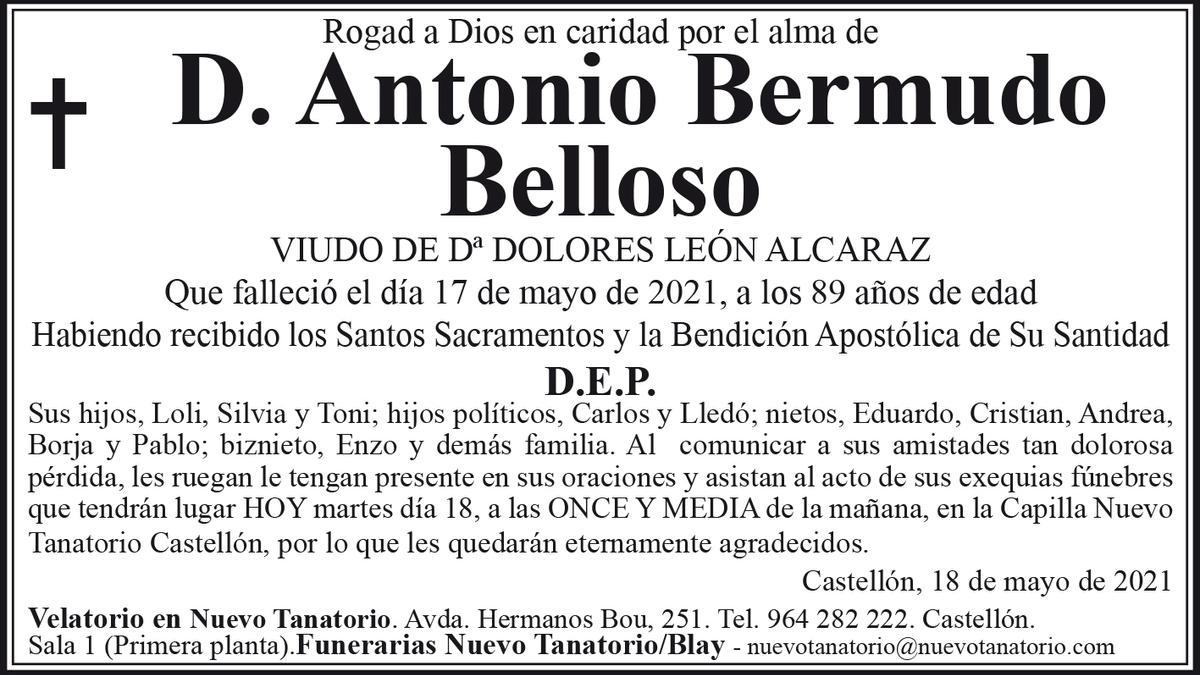 D. Antonio Bermudo Belloso
