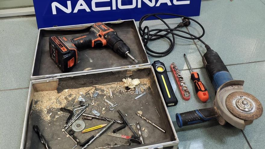 Efectos intervenidos durante la detención