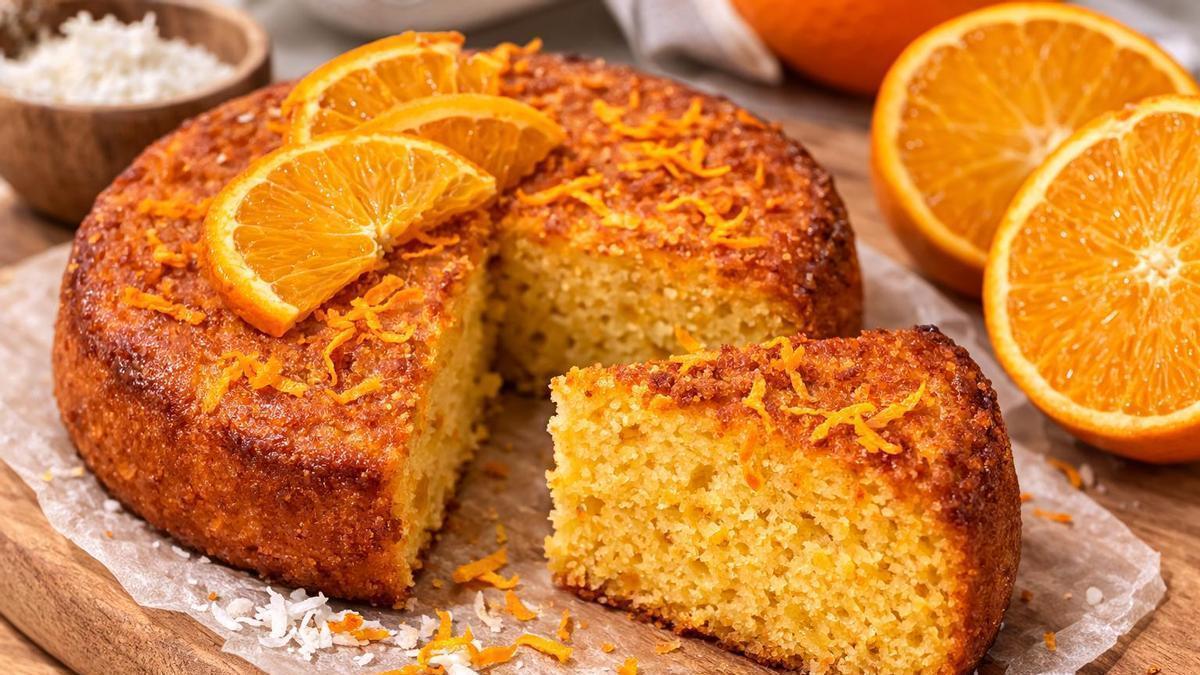 “Bizcocho de naranja, sin harinas ni azúcares añadidos”
