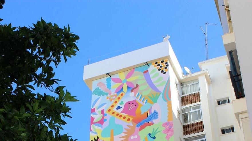 Primer premio del concurso de murales, de Zosen y Mina Hamada.