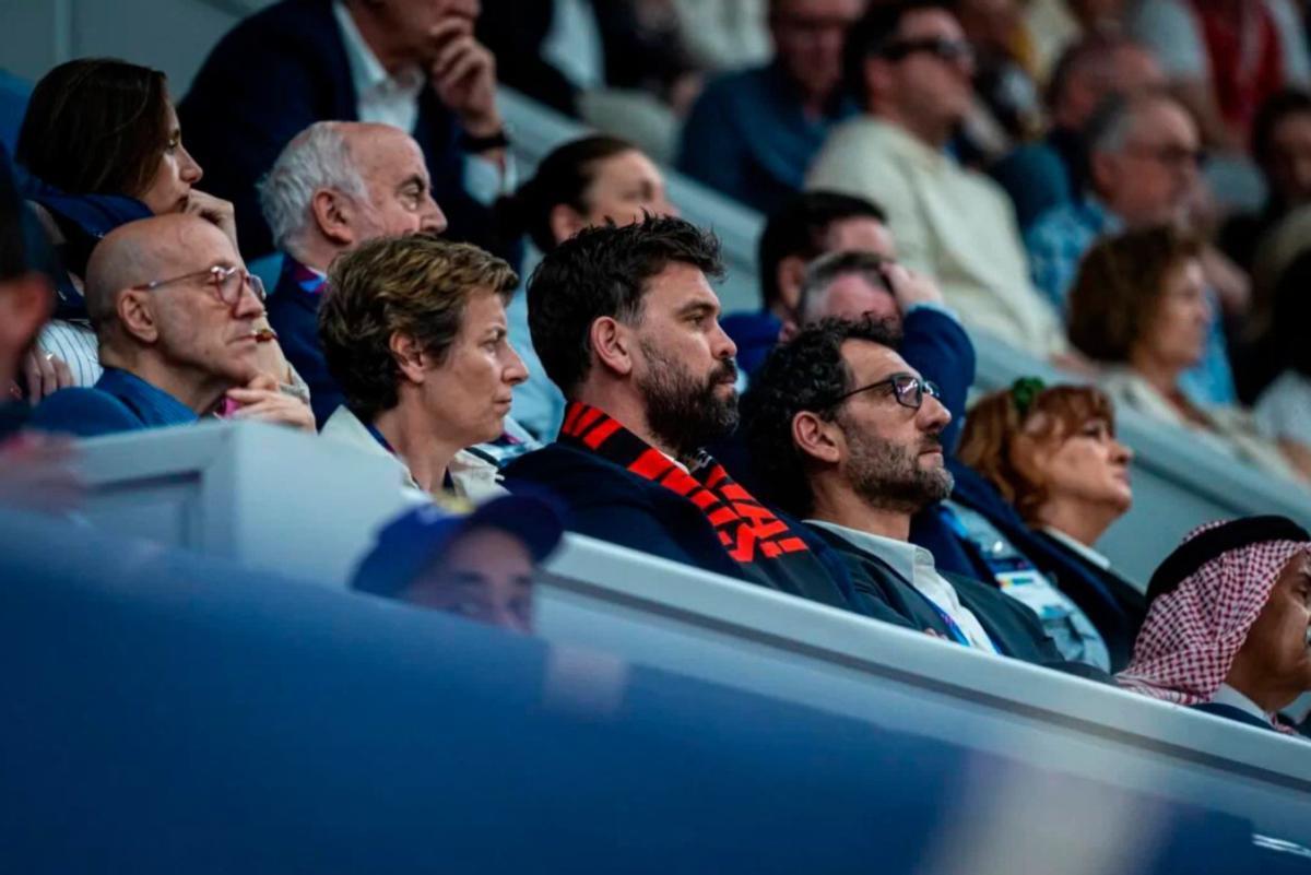 Marc Gasol a la llotja.