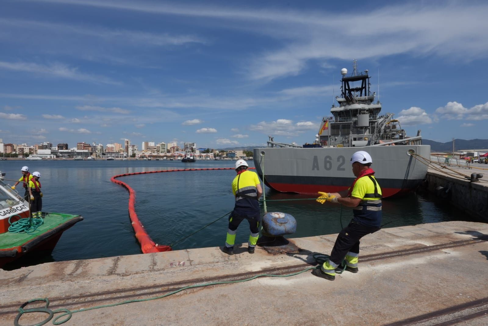 PortCastelló acoge un simulacro de la Armada Española