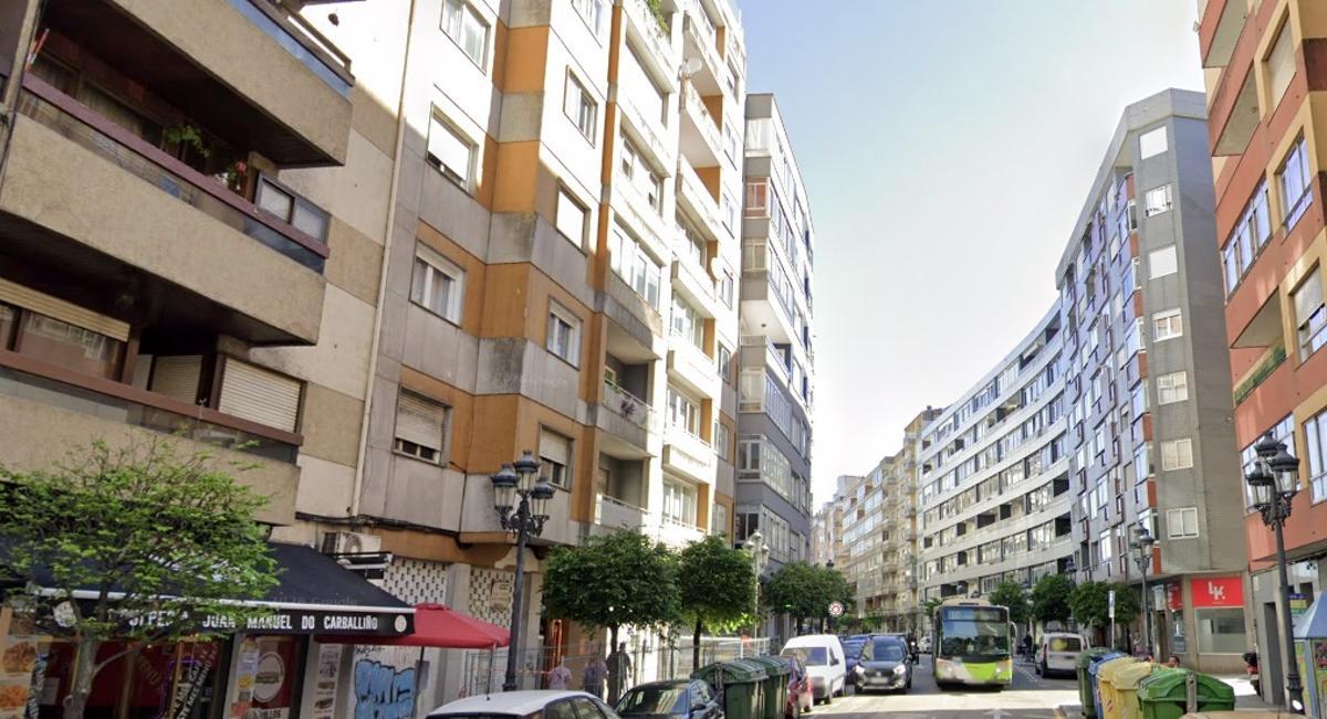 Vista de la calle Conde de Torrecedeira.