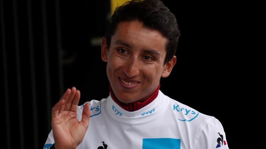 El ciclista del Ineos Egan Bernal. / Yoan Valat