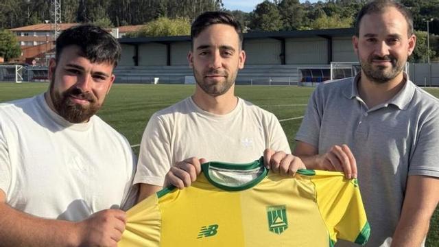 Fom Chedas, junto a Borja Rey y Nacho Vázquez. |
