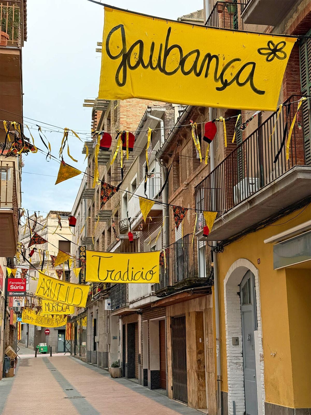 El carrer Sant Josep, del Foment Cultural