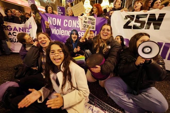 Manifestación del 25-N en Vigo