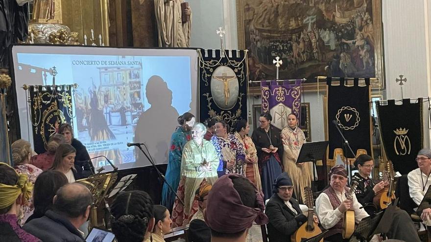 El Concierto de Jotas de Pasión es uno de los actos que anuncia la llegada de la Semana Santa en Ejea. | SERVICIO ESPECIAL
