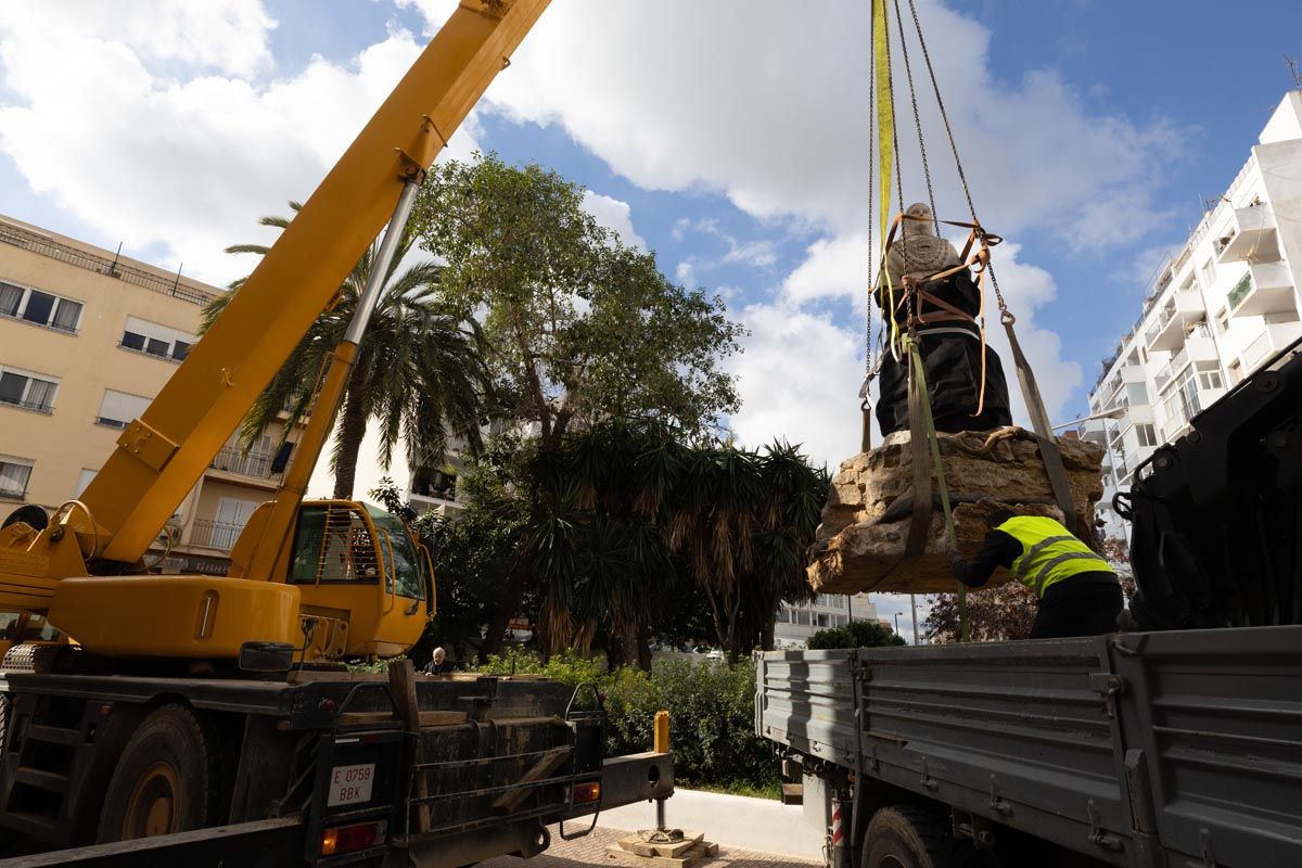 Galería: Todas las imagenes del traslado de la pagesa de Ibzia a su nueva ubicación