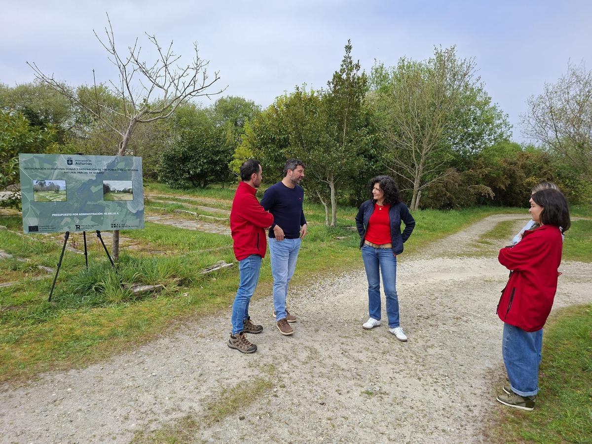 En imágenes: El Principado plantea la mejora del aparcamiento y el acceso a Barayo desde el lado de Valdés