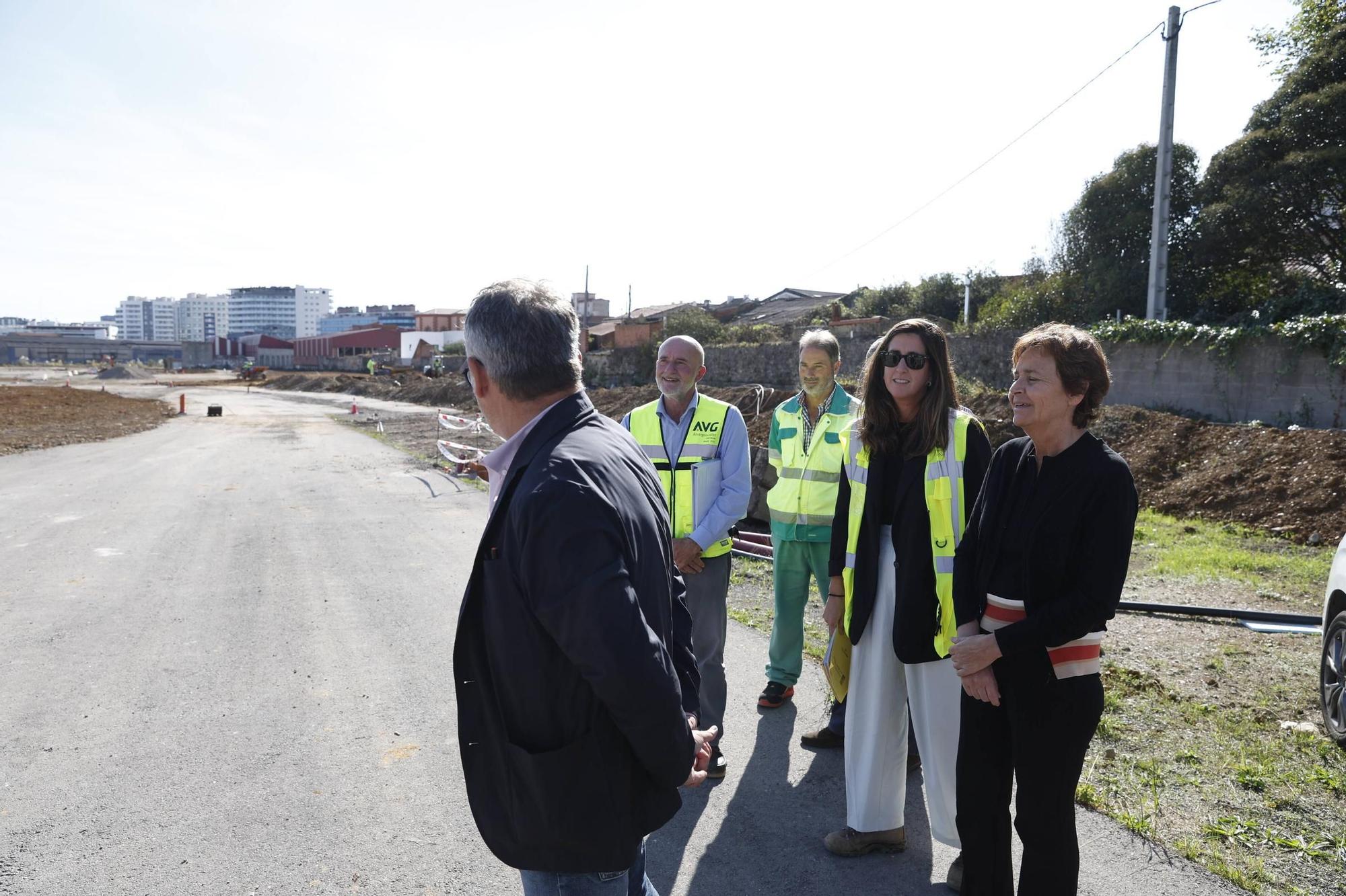 Así avanzan los trabajos en los terrenos de Naval Gijón (en imágenes)