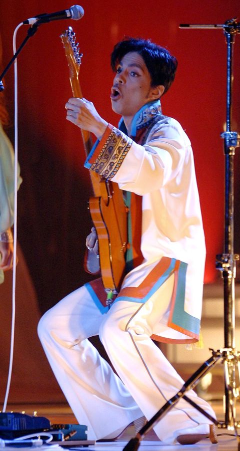 Prince en uno de sus conciertos en 2006.