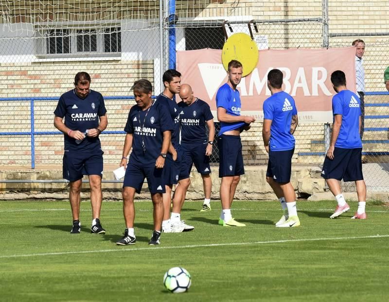 Primer entrenamiento del Real Zaragoza