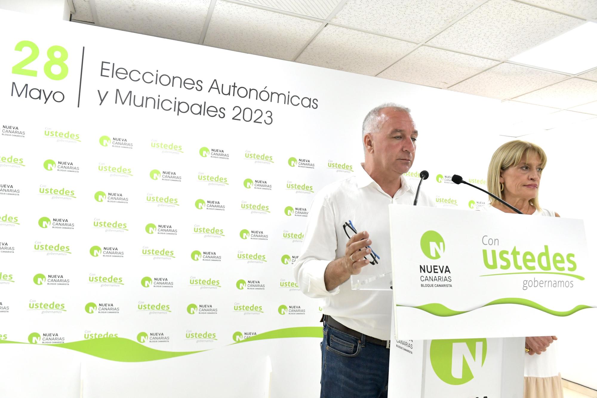 Noche electoral con Nueva Canarias