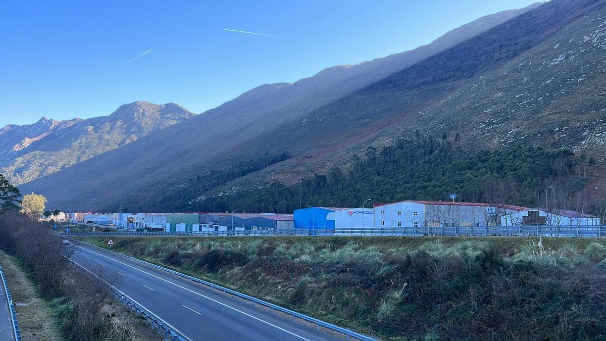 Vista del polígono industrial de Guadamía.