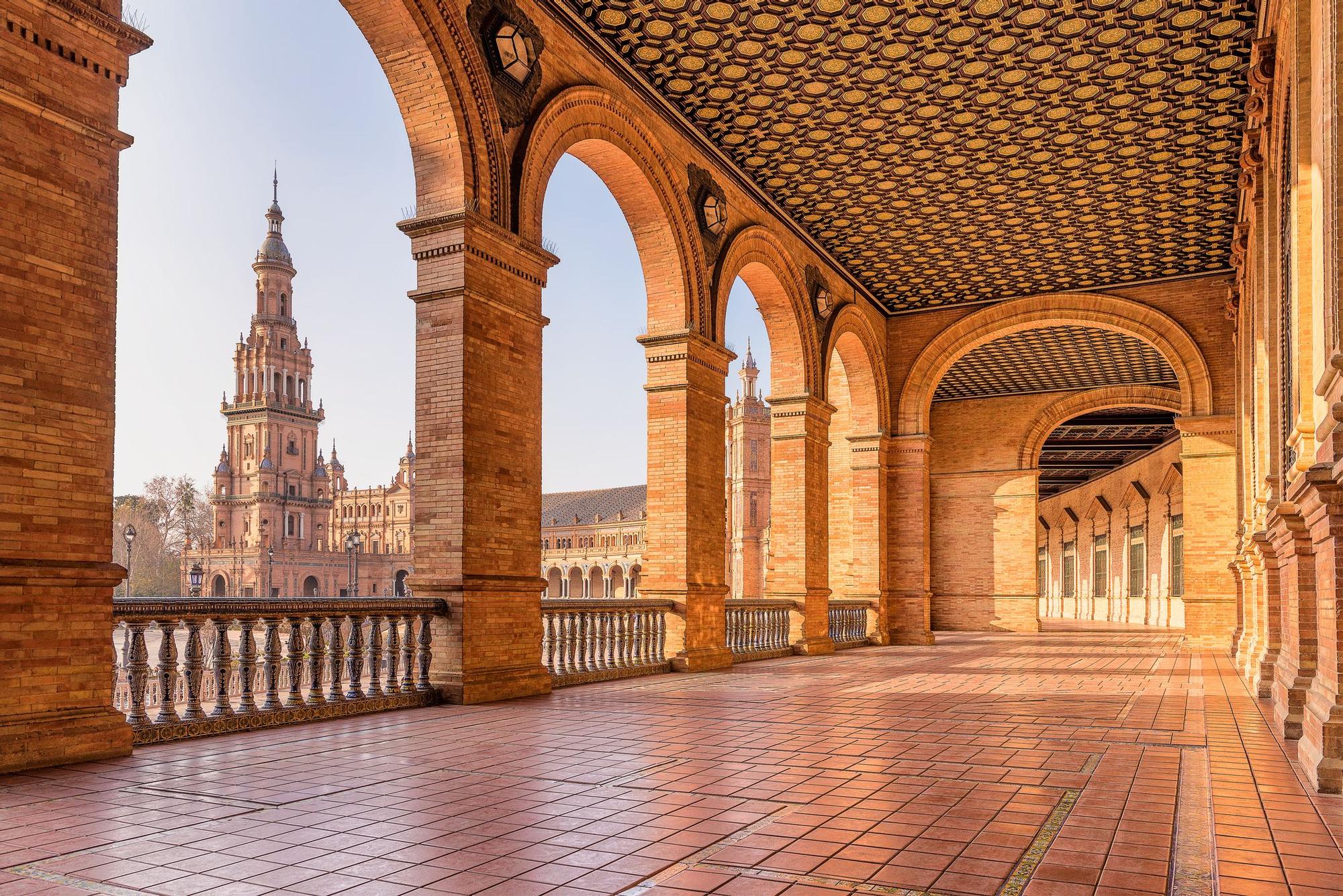 La Plaza de España, en Sevilla, es el lugar elegido para representar la ciudad de Theed en el planeta Naboo de Star Wars