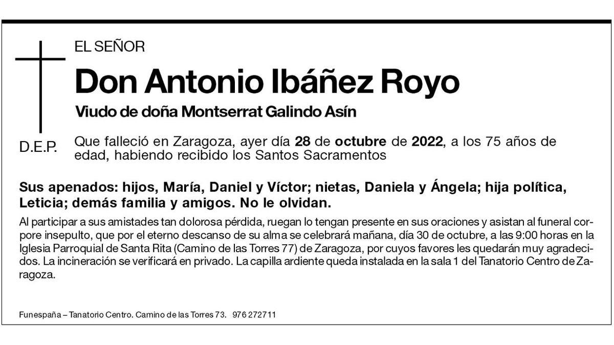 Don Antonio Ibáñez Royo