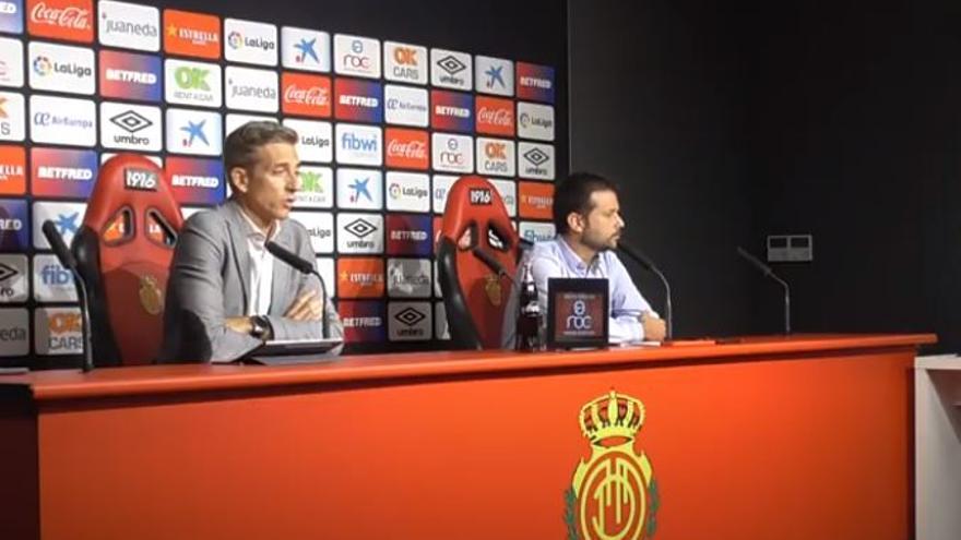 Alfonso Díaz y Pablo Ortells, hoy en rueda de prensa.