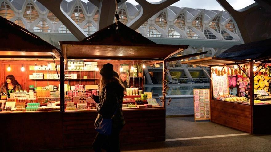 Hoy vuelve el mercado navideño a la Ciutat de les Arts i les Ciències