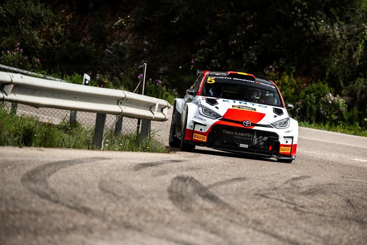 Instantánea tomada durante la pasada edición del Rallye Sierra Morena.