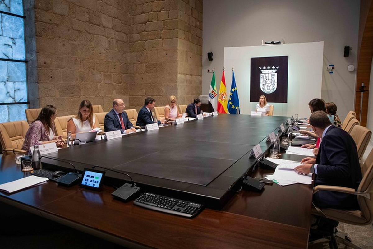 Reunión del Consejo de Gobierno de la Junta de Extremadura.