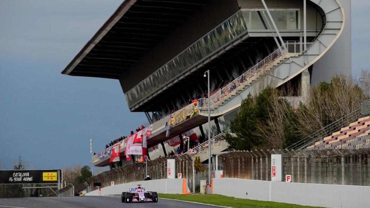 Fernando Alonso acabó segundo en la última jornada de pruebas en Montmeló