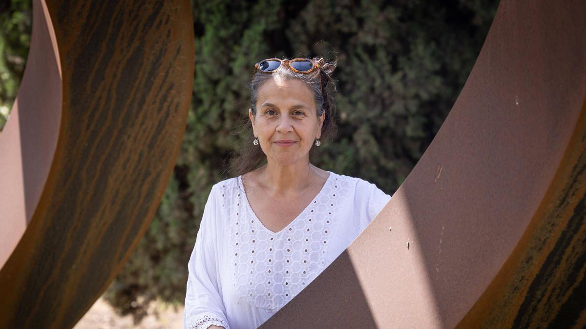 La intérprete y directora teatral Anna Xantal Sanou Pauli, este lunes en las instalaciones de Diario de Ibiza.