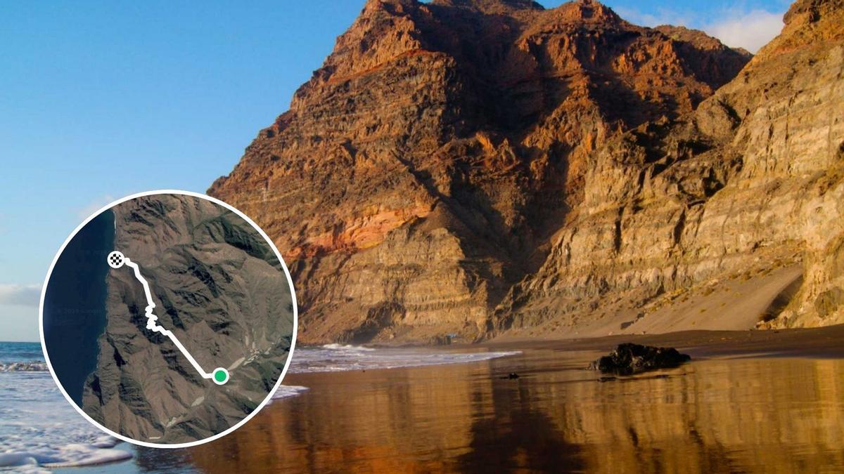 El Barranco de Güigüi Grande es una ruta 4.9 km (de 7.000 pasos) ubicada cerca de La Aldea de San Nicolás, España