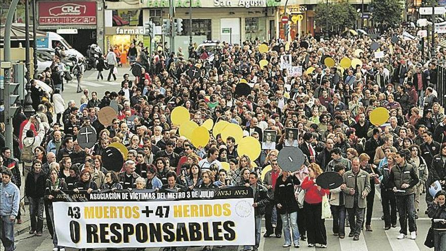 Cuatro culpables para los 43 muertos y los 47 heridos del metro