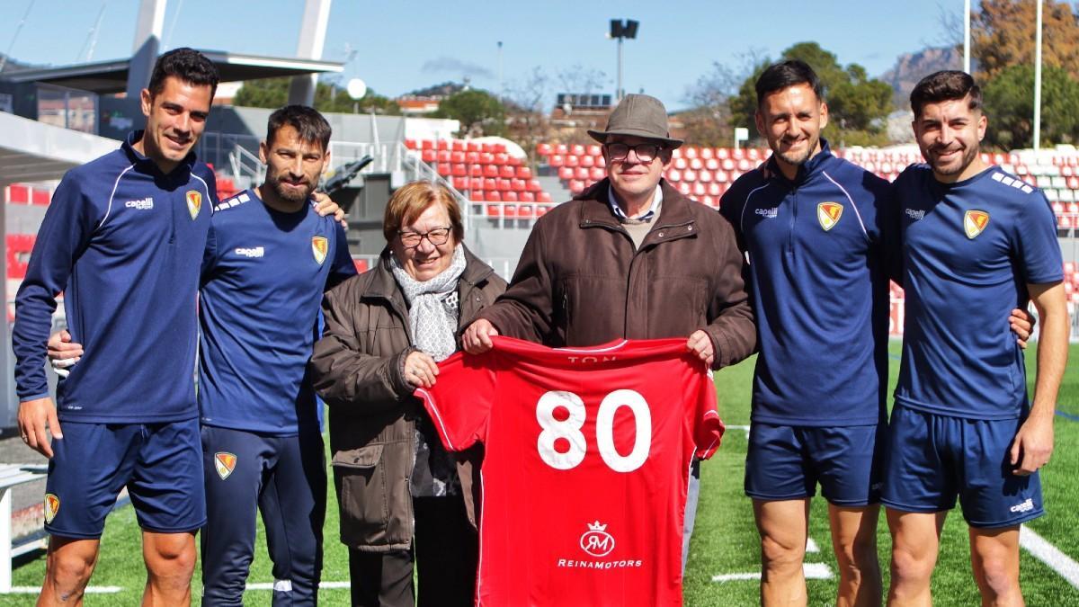 Homenaje al socio número 1 del club