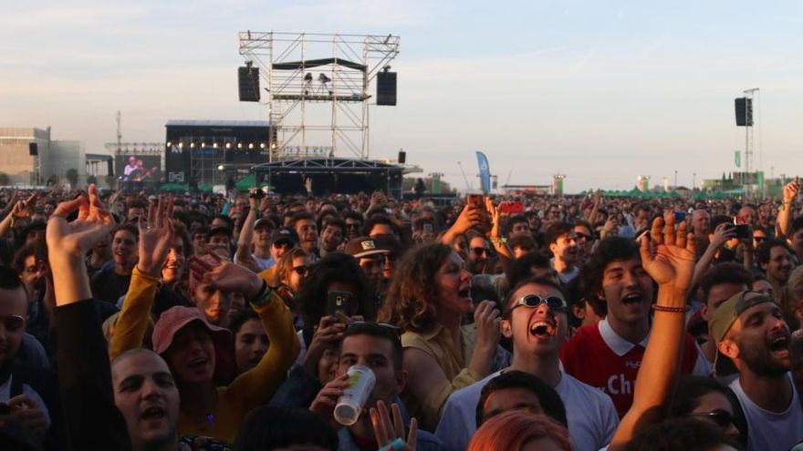 Públic durant un concert al festival Primavera Sound 2019