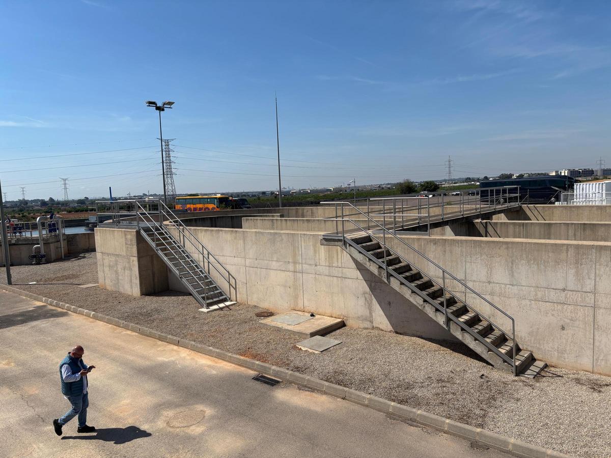 Las obras finalizadas de la depuradora de Nàquera.