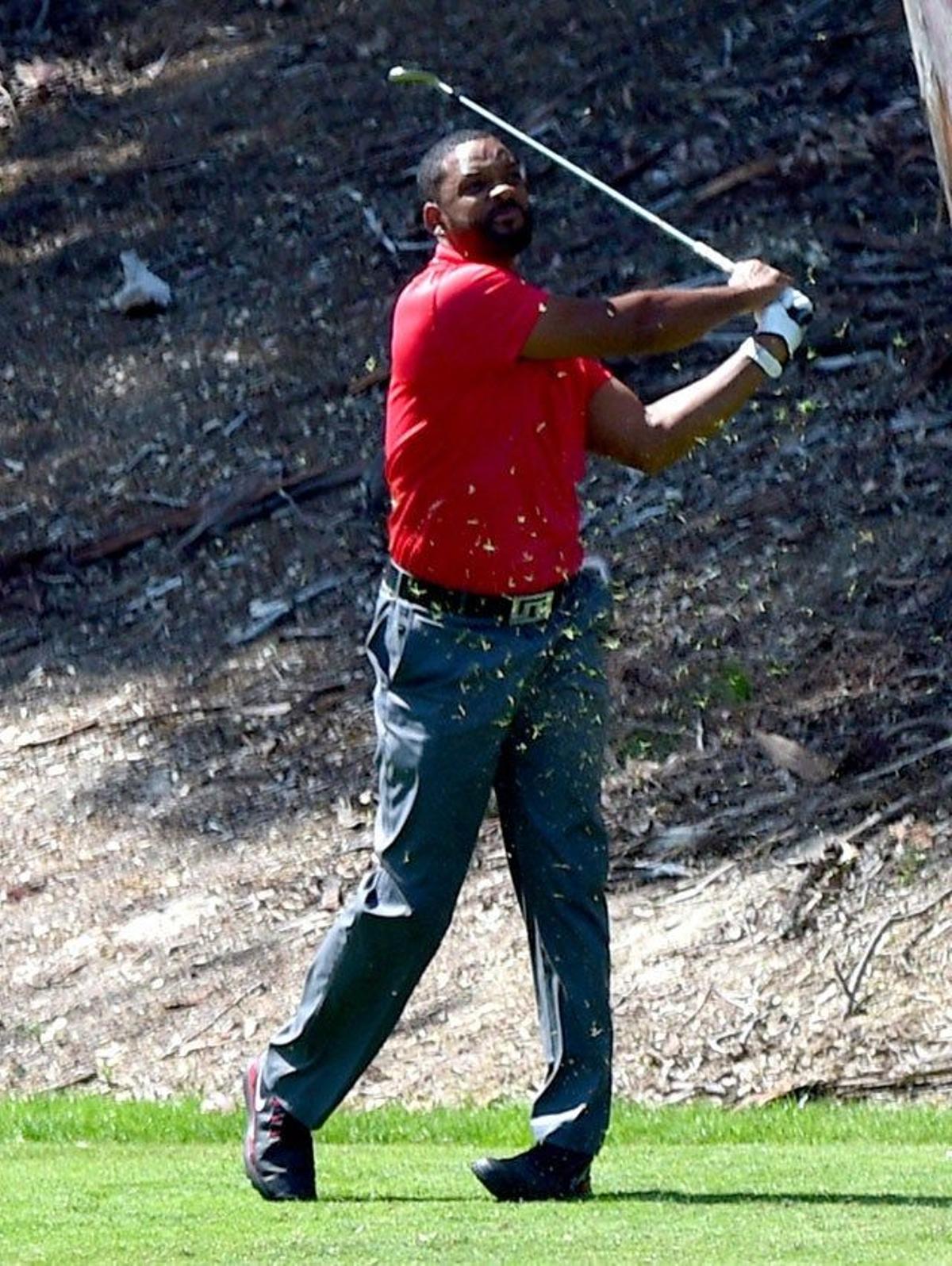 Will Smith en el campo de golf