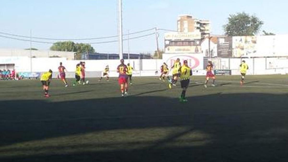 El Barça femenino consiguió cinco goles en la segunda mitad