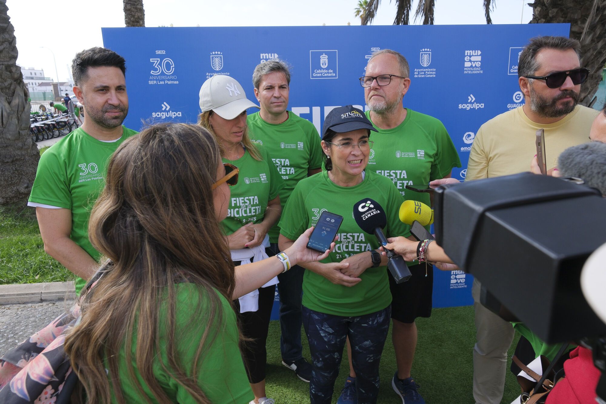 Fiesta de la bici en Las Palmas de Gran Canaria