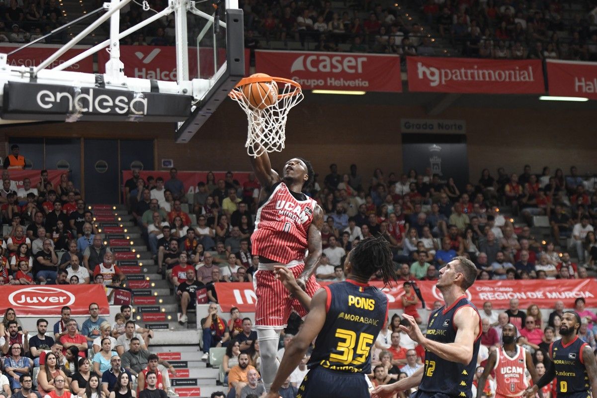La aplastante victoria del UCAM Murcia ante el Andorra, en imágenes
