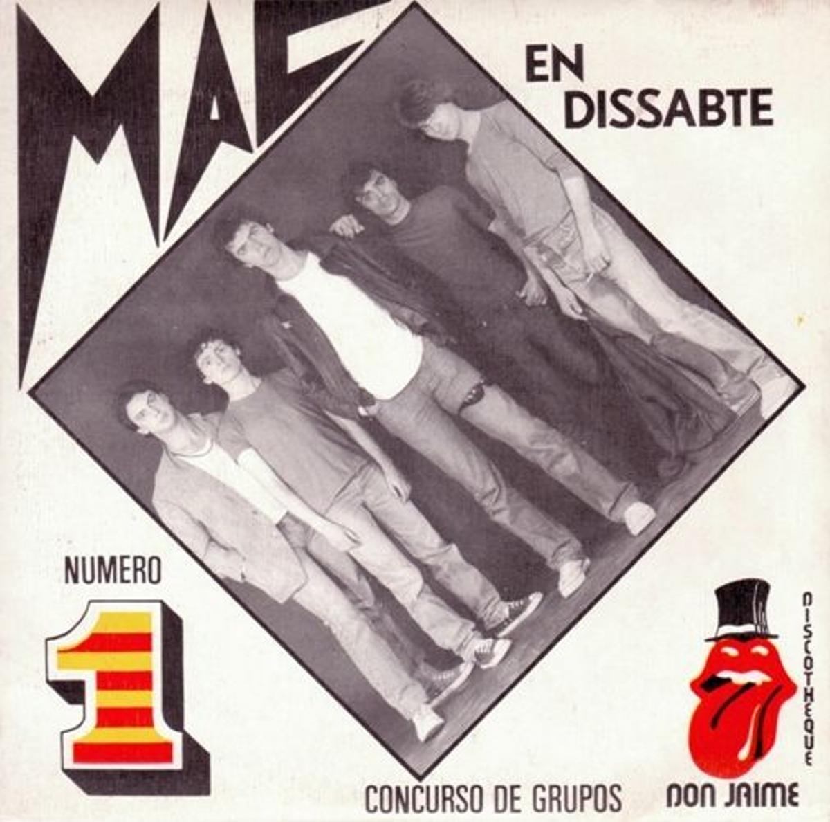 Portada del sencillo 'En dissabte' de los 'manacorins' MAC, una banda de culto que sigue sonando en los bares de Manacor.