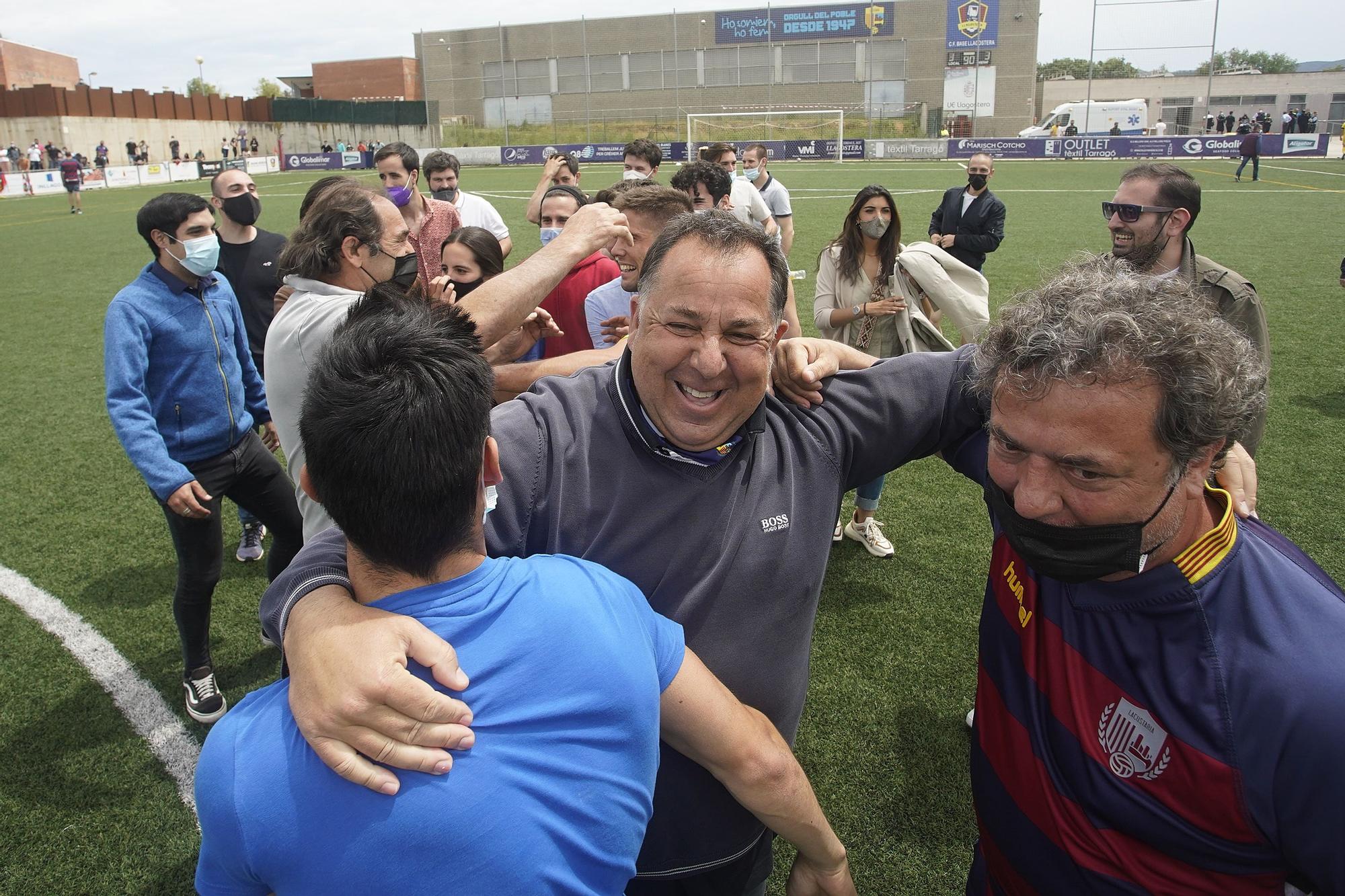 El Llagostera és de Primera RFEF (3-3)