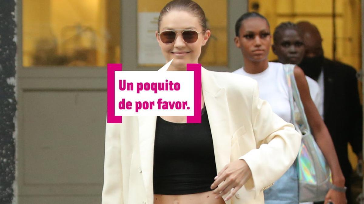 Gigi Hadid pide un poquito de por favor