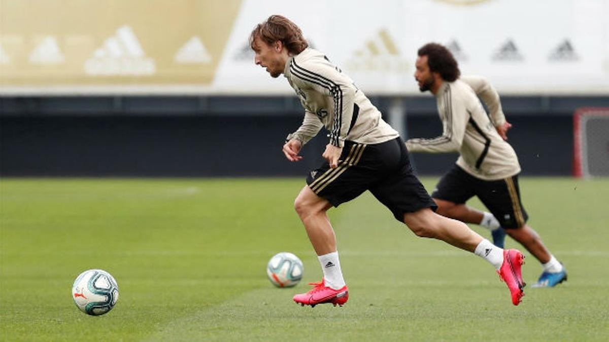 Cuarto entrenamiento semanal del Real Madrid