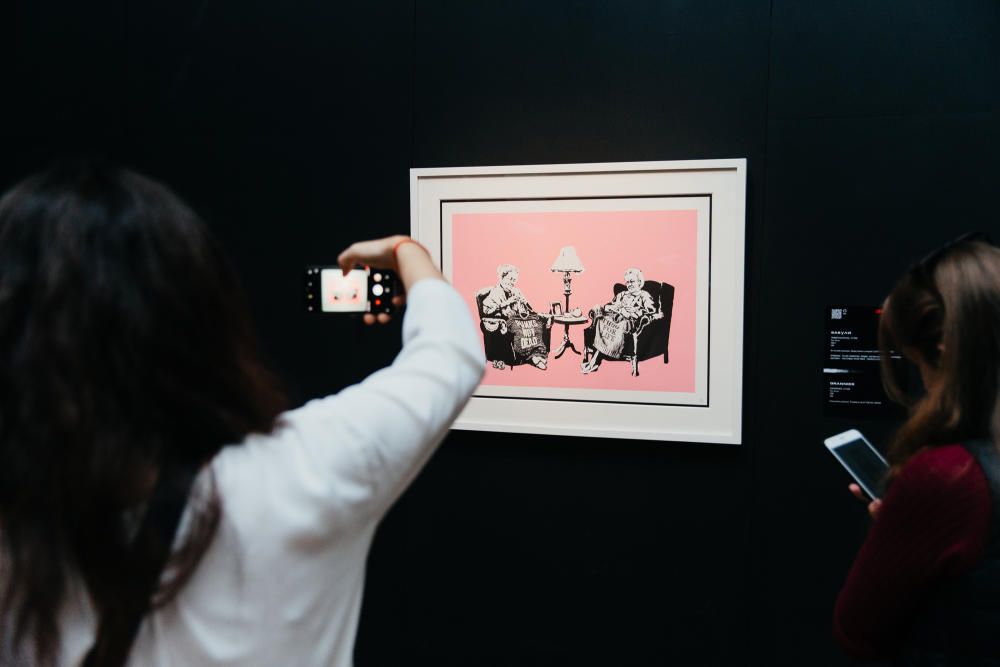 La Térmica acoge la exposición 'Banksy. The Art of Protest'