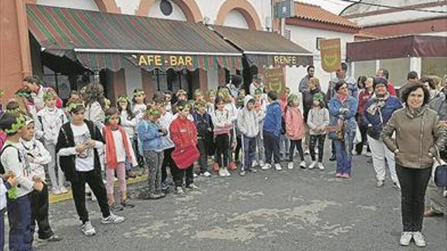 La primera Ruta Zafra Romana recogió alimentos para dar a entidades benéficas