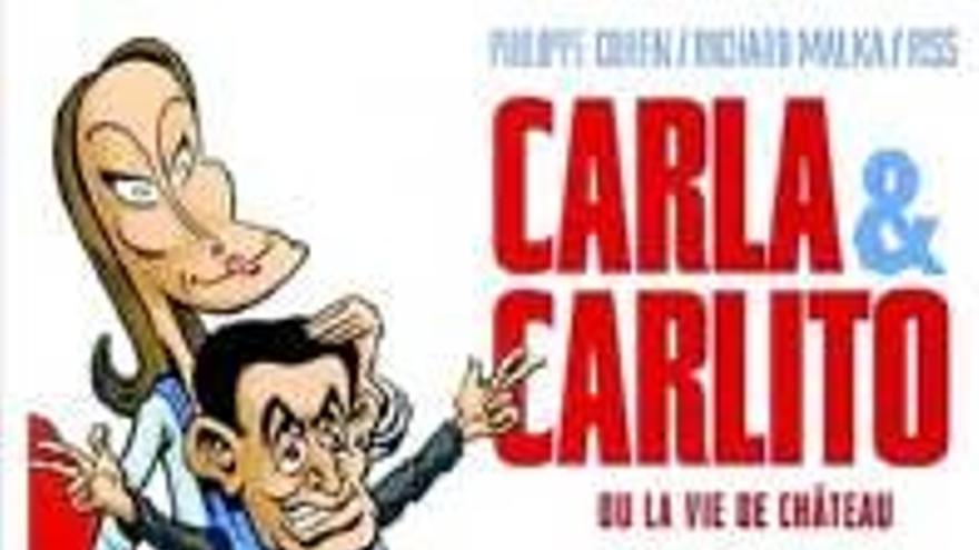 Sarkozy y Bruni inspiran un cómic