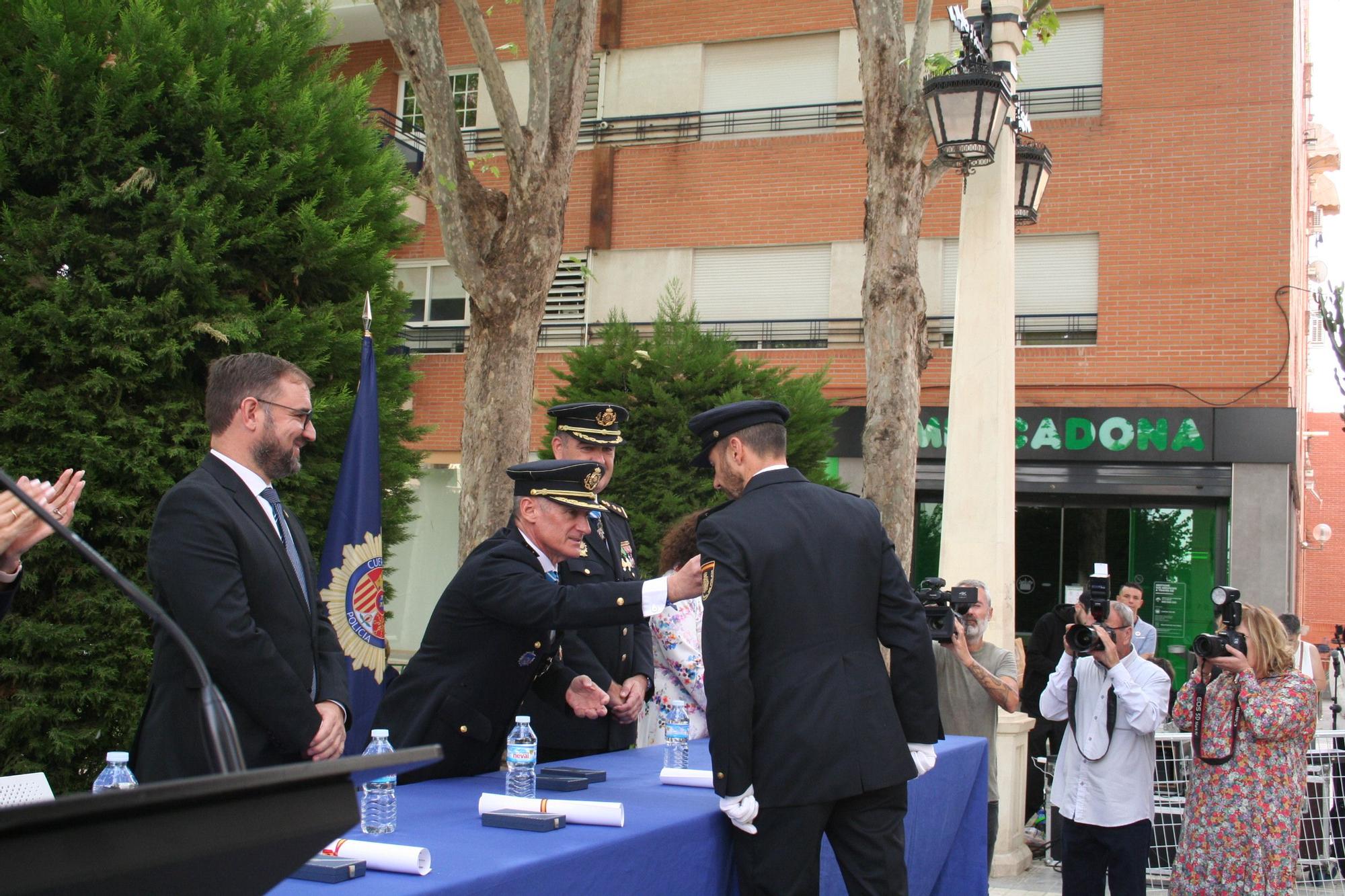 Los condecorados por la Policía Nacional de Lorca, en imágenes