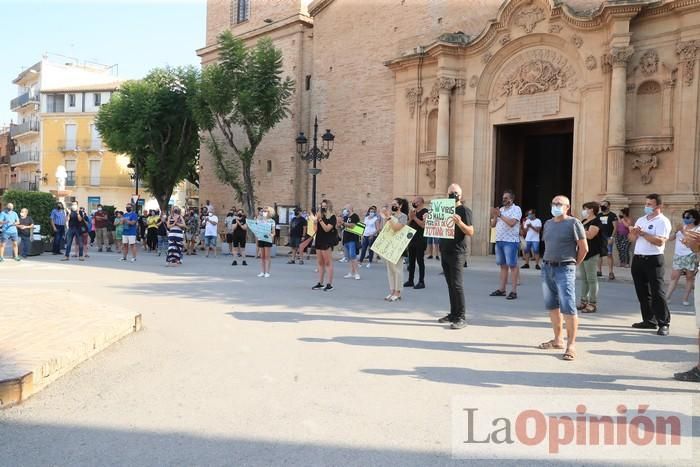 Totana protesta ante su vuelta a la fase 1