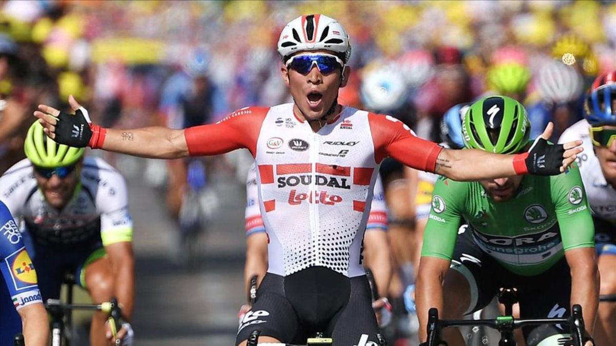 Caleb Ewan se impuso en el sprint final de la etapa 16 del Tour de Francia 2019