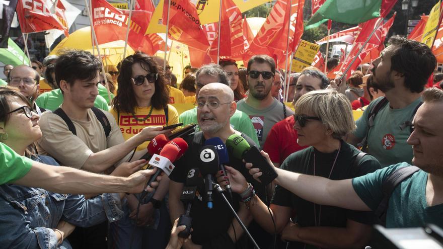 La huelga educativa en València, en imágenes