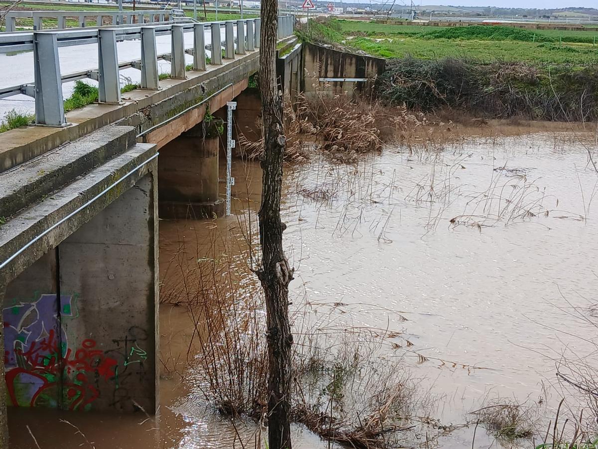 Nivel del agua, hoy en Balboa.