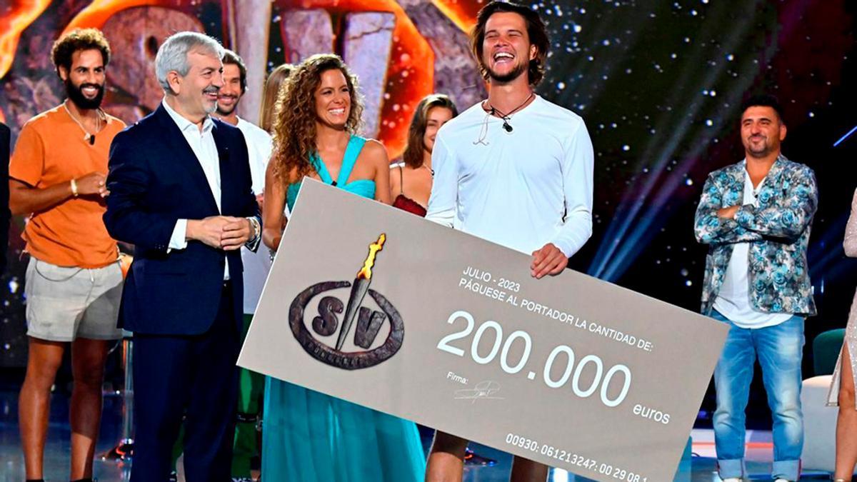 El solidario gesto del último ganador de Supervivientes con sus 200.000 euros: &quot;Para que lleguen a la mayor gente posible y para ayuda&quot;