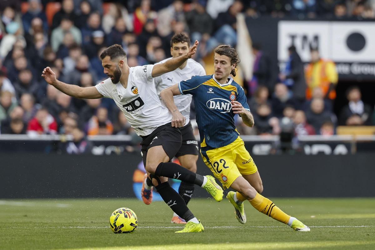 Acción del Valencia-Espanyol